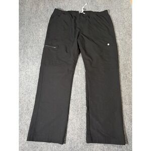 FIGS Pants Mens 2XL Black Technical Collection Cargo Scrub Workwear Medical
